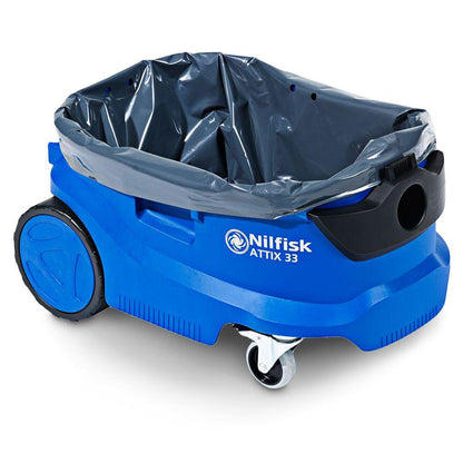 NILFISK 240V 30L ATTIX 33 H-Class Vacuum Extractor w. DOP Testing Certificate 107419604DOP