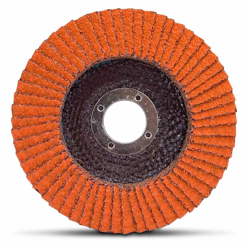 NORTON 125mm 60-Grit Ceramic Angled Flap Disc - BLAZE