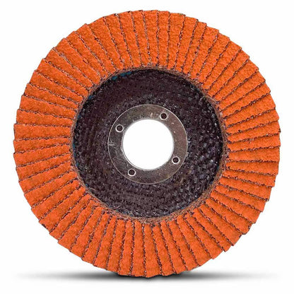 NORTON 125mm 60-Grit Ceramic Angled Flap Disc - BLAZE