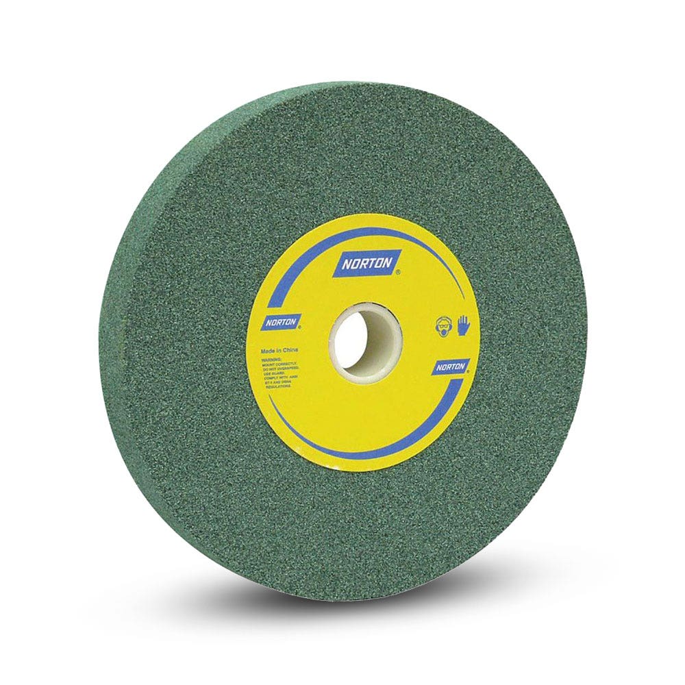NORTON 200 x 25mm 120-Grit Very Fine Silicon Carbide Grinding Wheel - Green