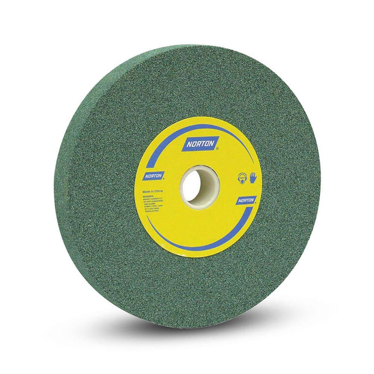NORTON 200 x 25mm 60-Grit Medium Silicon Carbide Grinding Wheel - Green