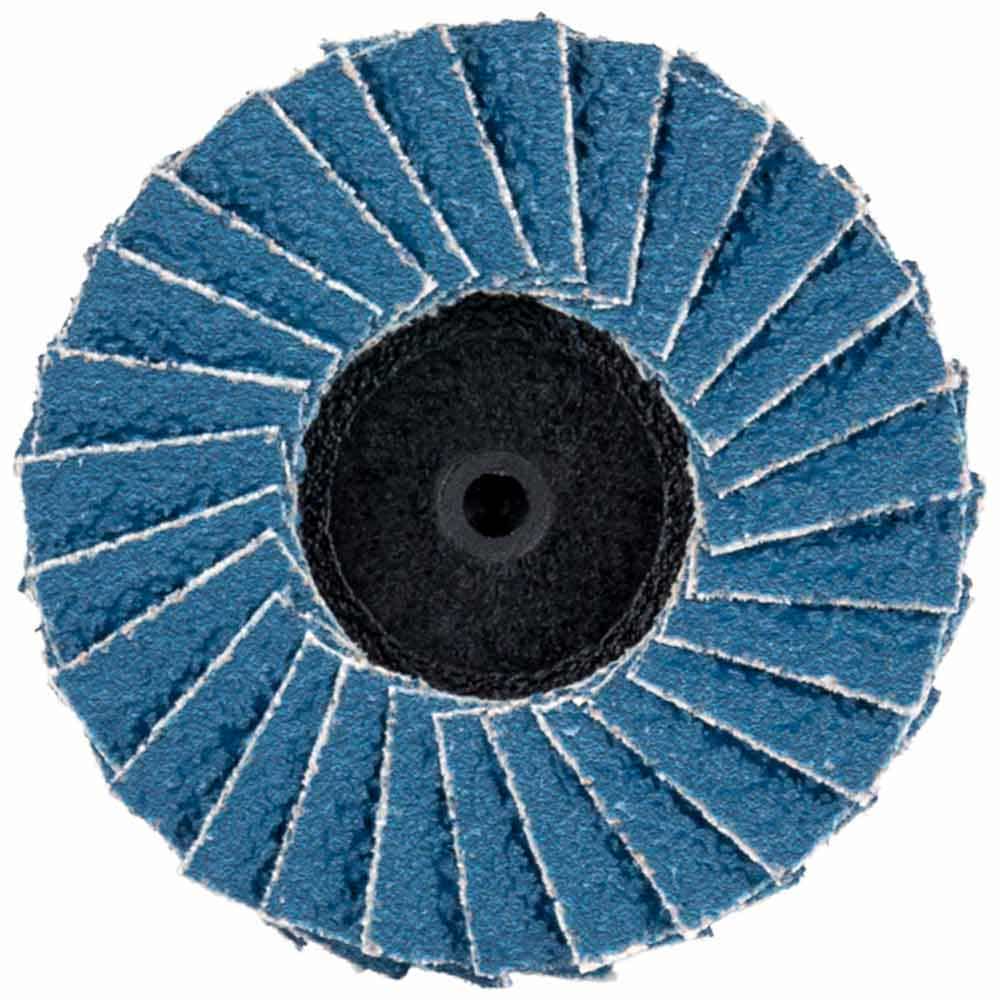 NORTON 50mm 60-Grit Zirconia Quick-Change Flap Disc - SPEEDLOK - 3 Piece