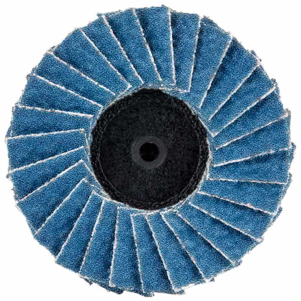 NORTON 50mm 80-Grit Zirconia Quick-Change Flap Disc - SPEEDLOK - 3 Piece