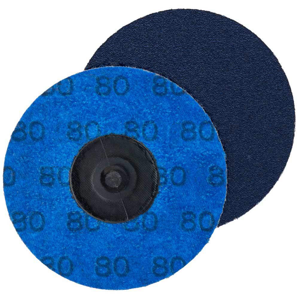 NORTON 75mm 80-Grit Zirconia Quick-Change Sanding Disc - SPEEDLOK - 5 Piece