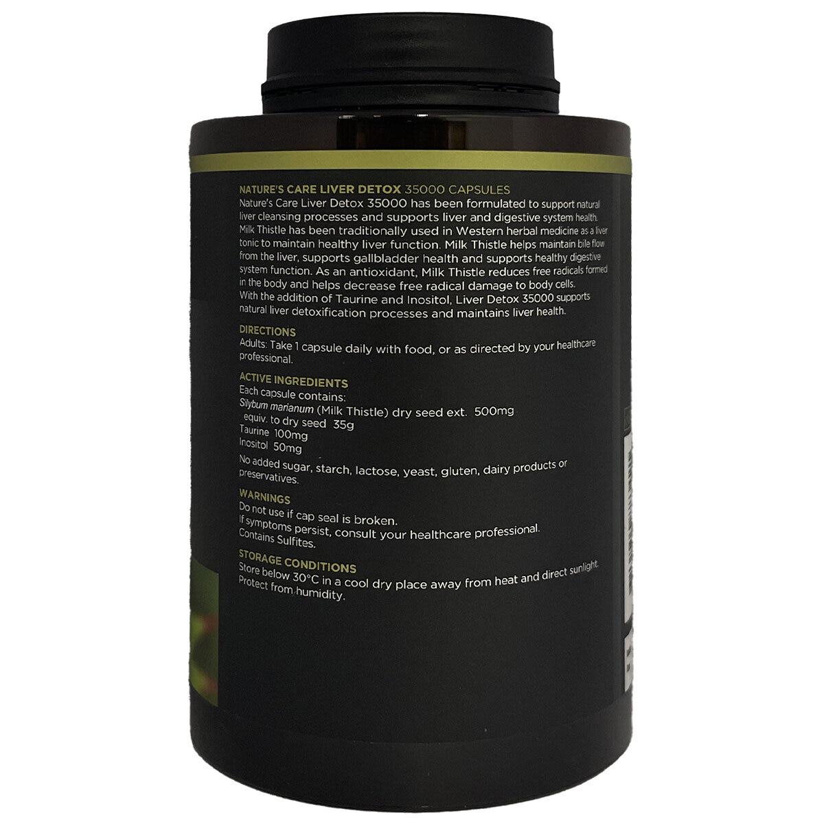 Nature's Care Pro Liver Detox Plus 35000 240 Capsules