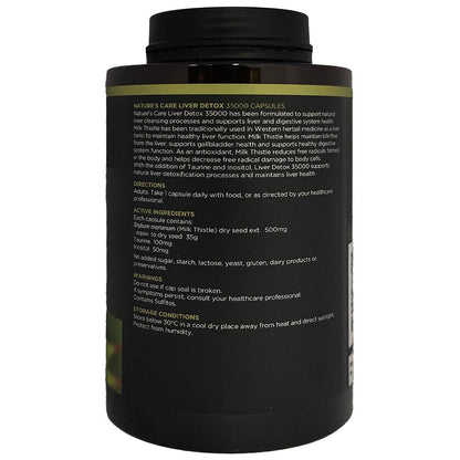 Nature's Care Pro Liver Detox Plus 35000 240 Capsules