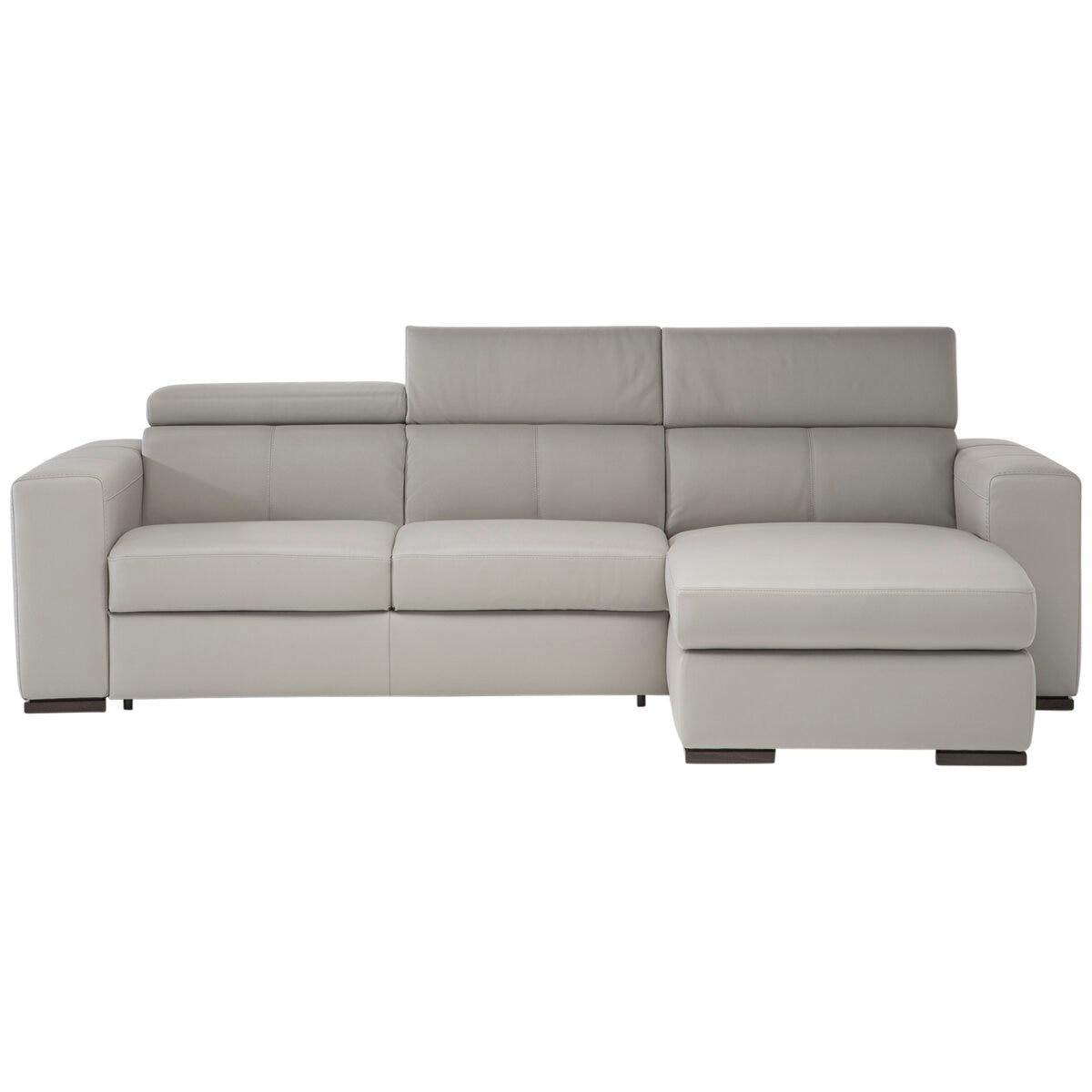 Natuzzi Group Leather Sectional 2 Piece