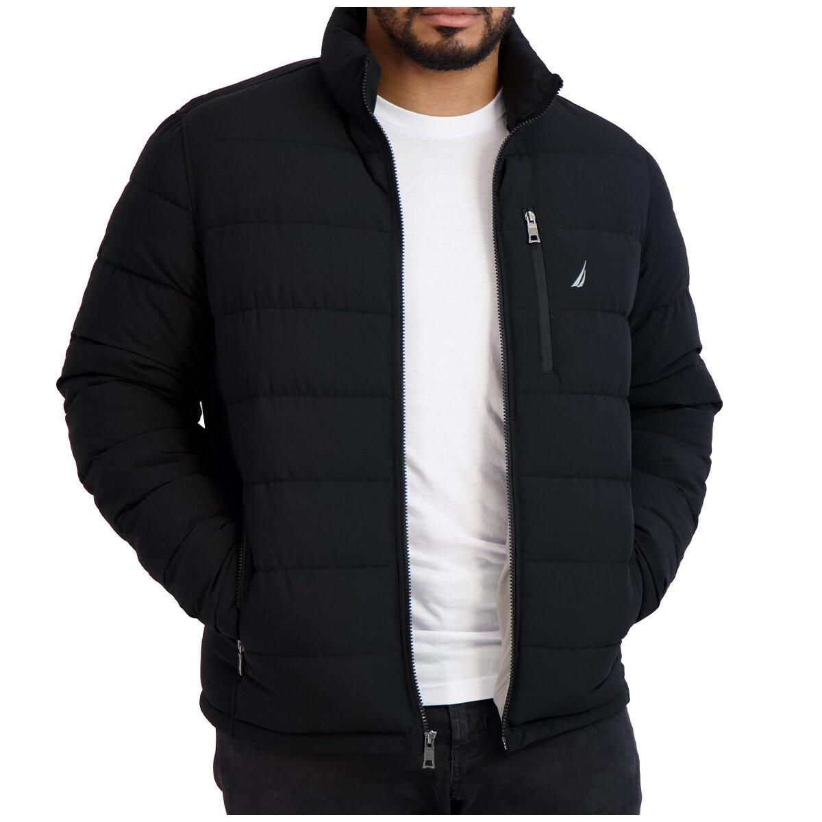 Nautica Mechanical Stretch Puffer Jacket Navy