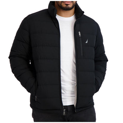 Nautica Mechanical Stretch Puffer Jacket Navy