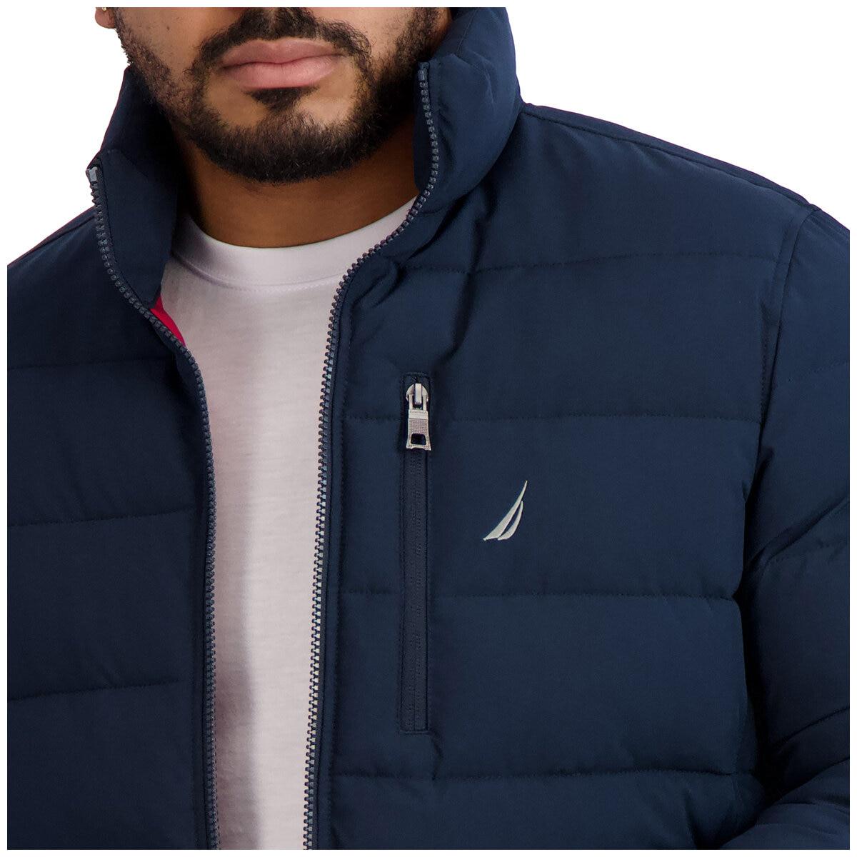 Nautica Mechanical Stretch Puffer Jacket Navy
