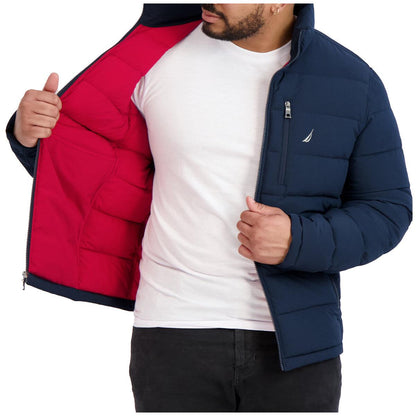 Nautica Mechanical Stretch Puffer Jacket Navy