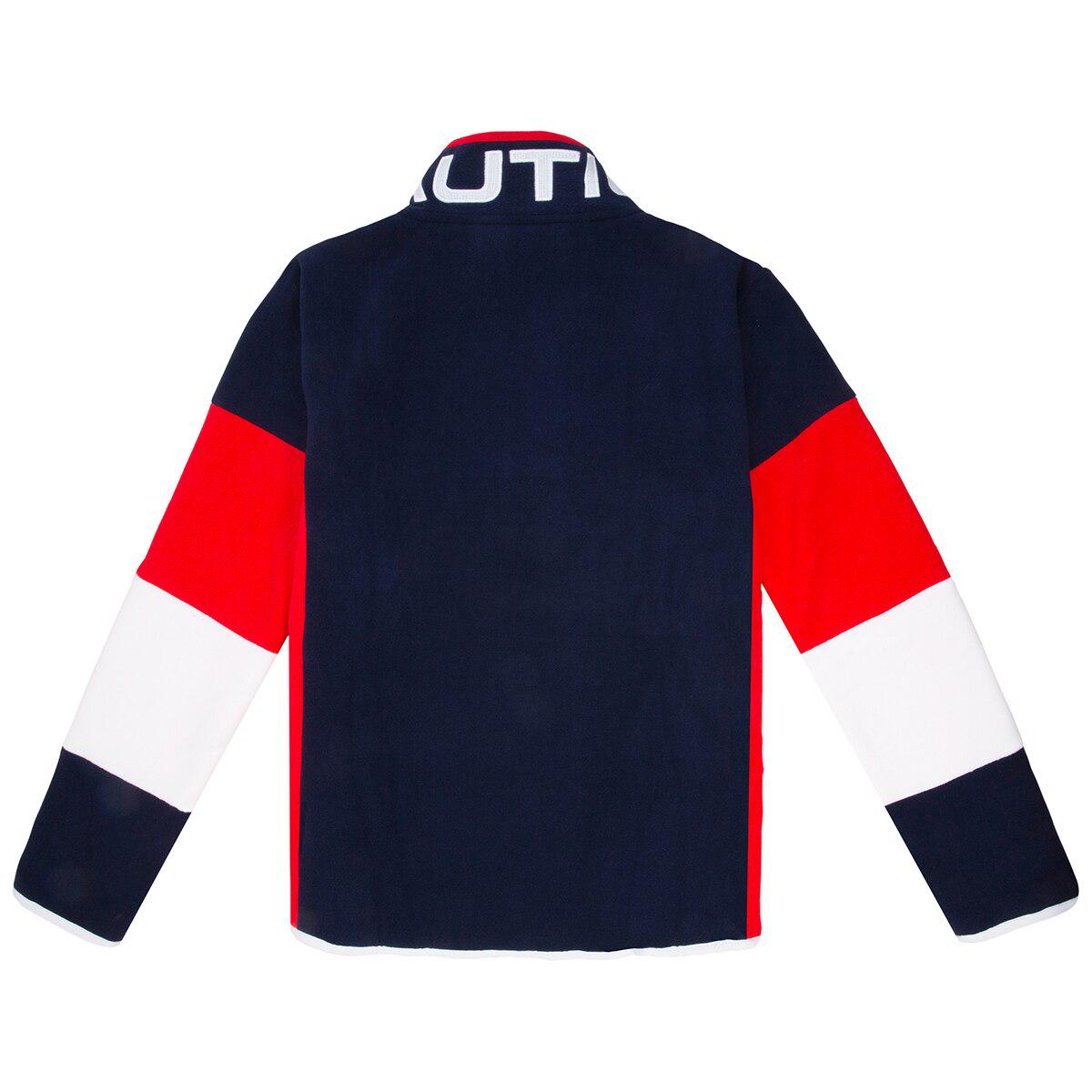Nautica Women's Full Zip Jacket Navy and Red