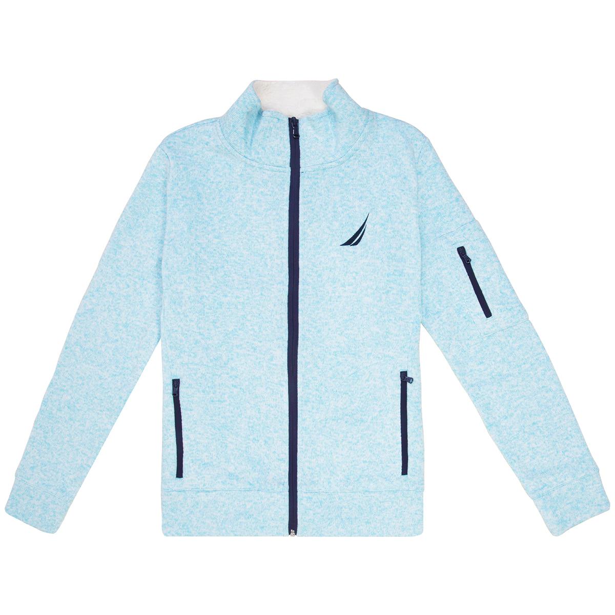 Nautica Women's Full Zip Jacket Aqua