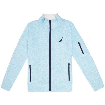 Nautica Women's Full Zip Jacket Aqua
