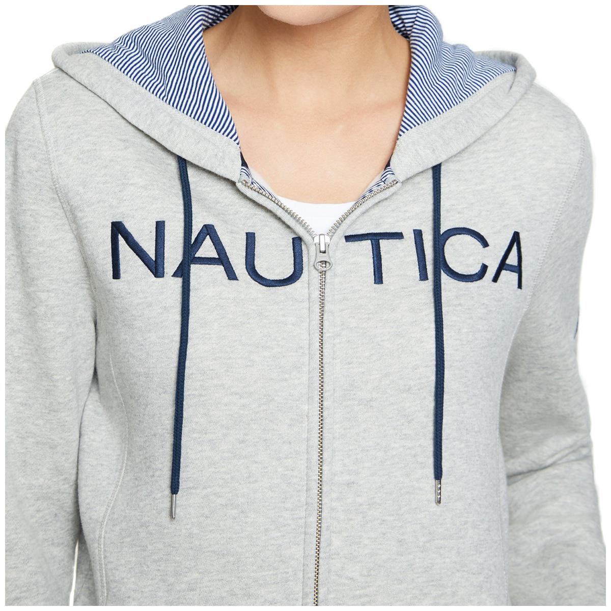Nautica Women's Hoodie Heather Grey