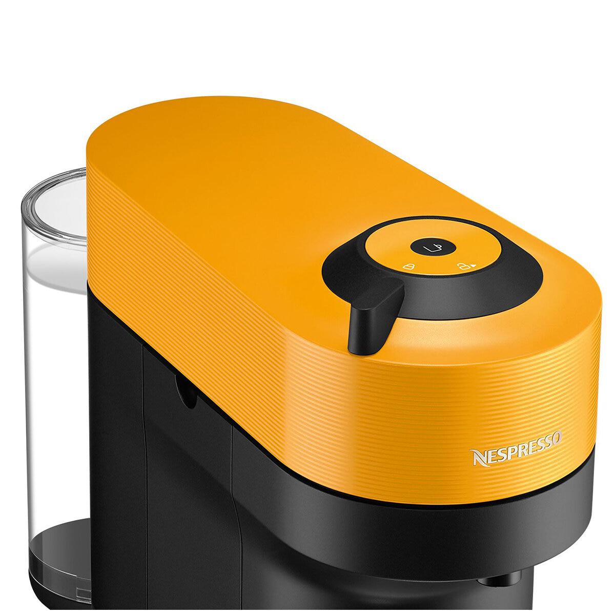 Nespresso De'Longhi Vertuo POP Coffee Machine Bundle Yellow ENV90