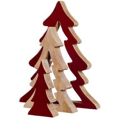 Nesting Wood Trees 45cm