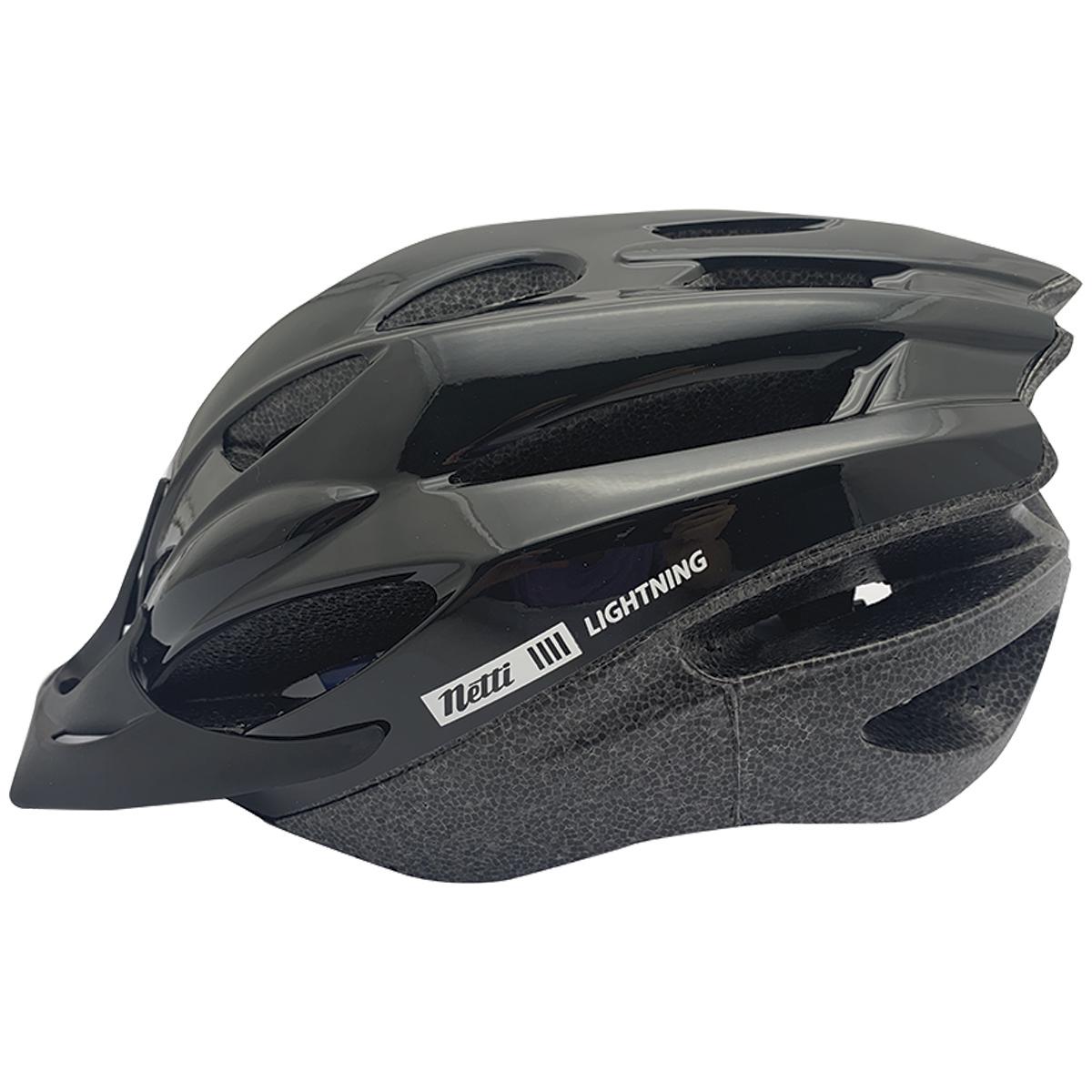 Netti Lightning Helmet Black