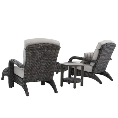 Nogales Adirondack Patio Seating 5 Piece Set