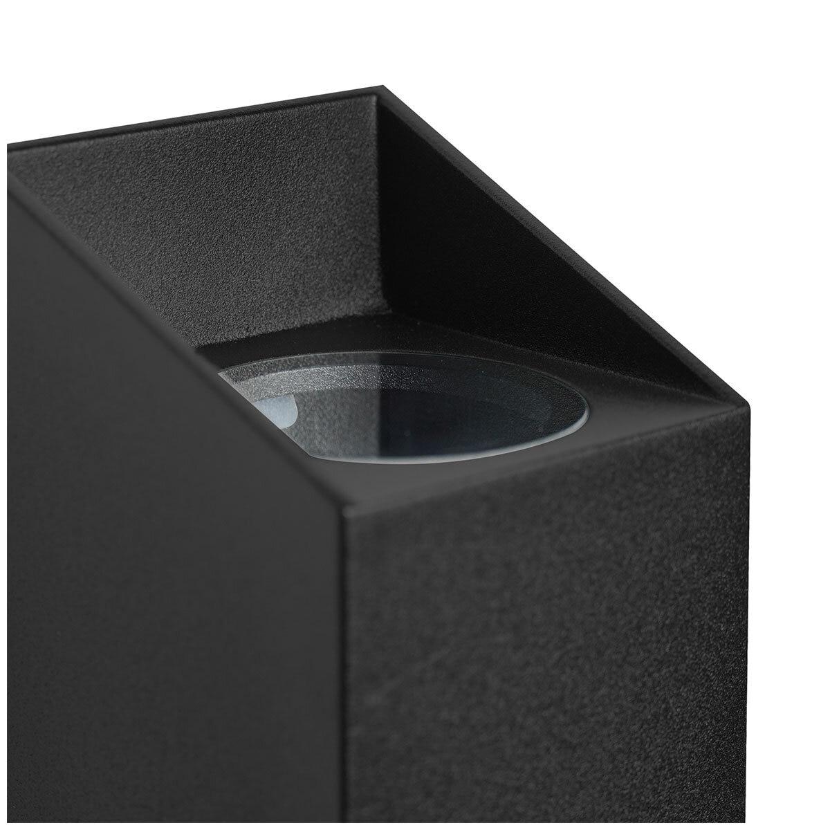 Nordlux Nico Square 22 Wall Light Black