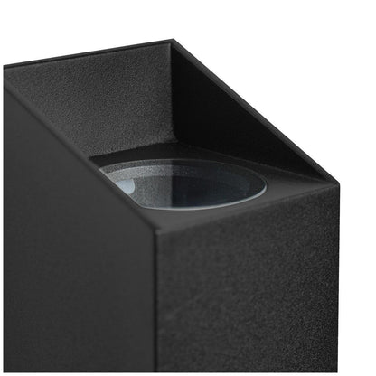 Nordlux Nico Square 22 Wall Light Black