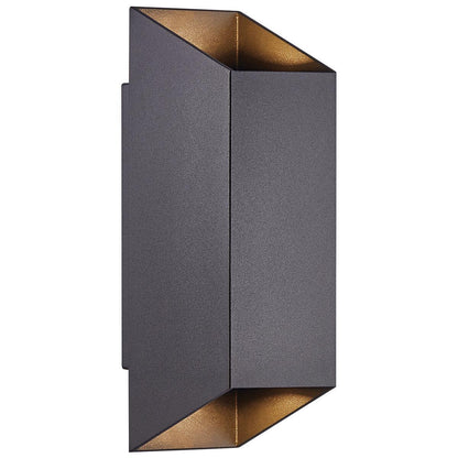 Nordlux Nico Square 22 Wall Light Black