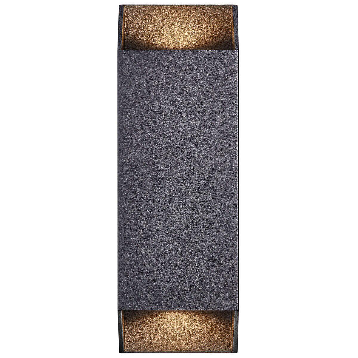 Nordlux Nico Square 22 Wall Light Black