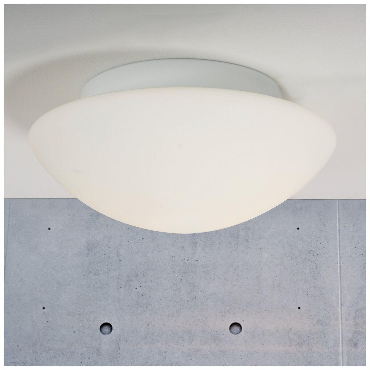 Nordlux UFO Ceiling Light Glass Metal White Opal