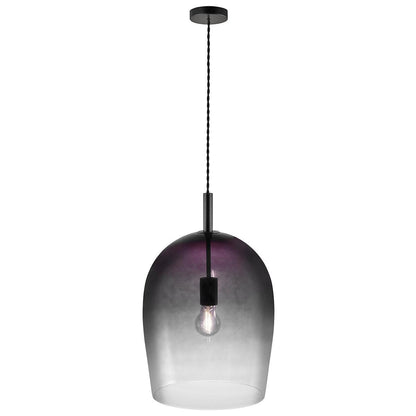 Nordlux Uma 30 Pendant Light Smoke Glass Metal IP20 E27