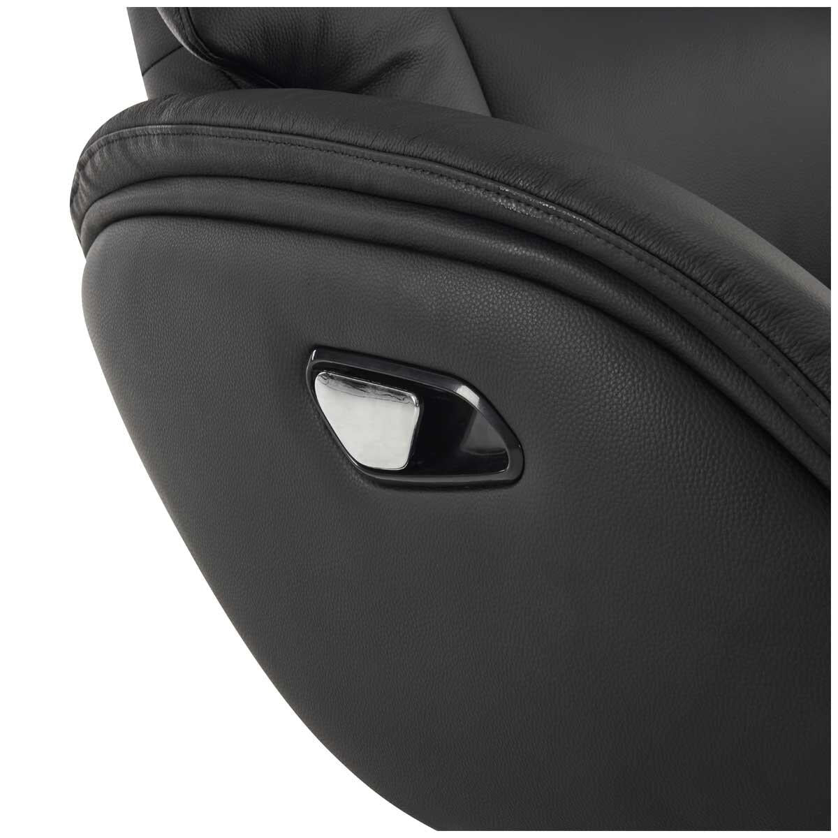 Northridge Home Leather Manual Recliner With Ottoman
