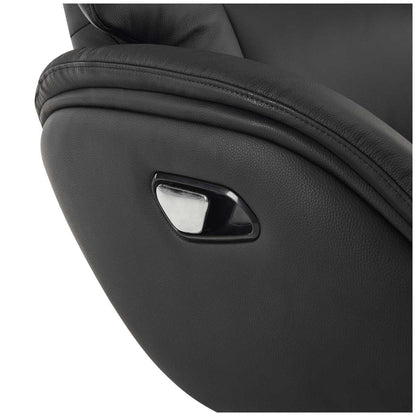 Northridge Home Leather Manual Recliner With Ottoman