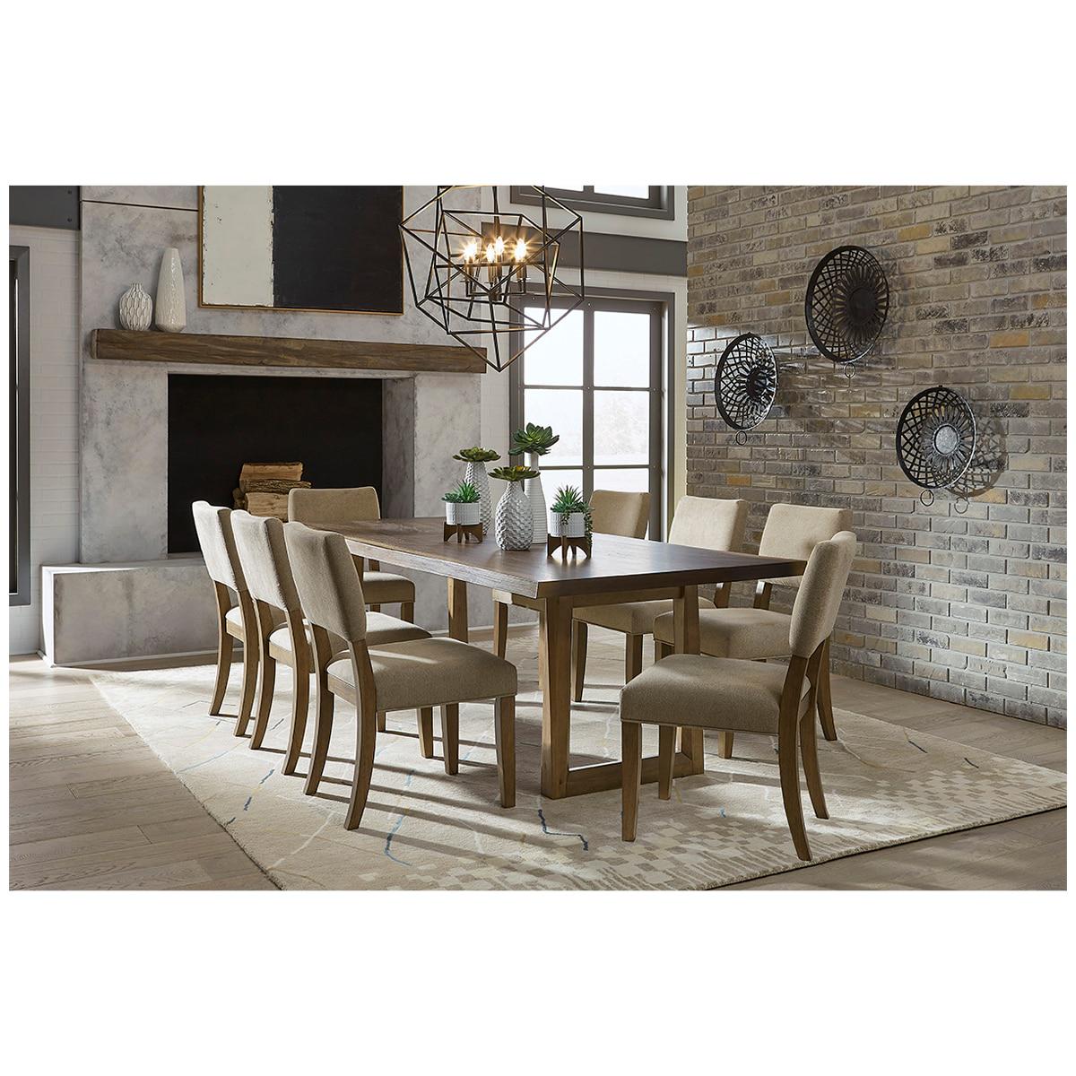 Northridge Home Live Edge 9 Piece Dining Set