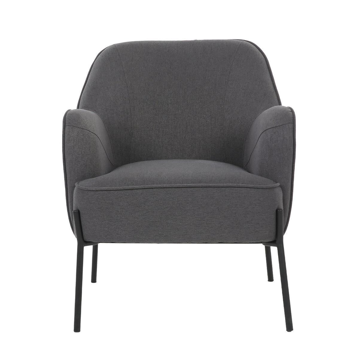 ONEX HuGo Upholstered Armchair Light Grey