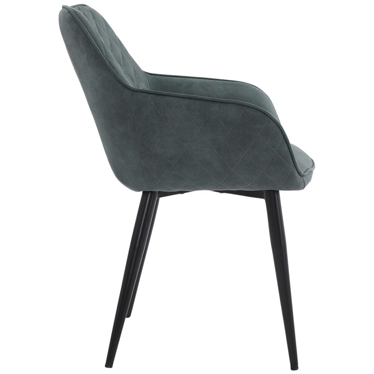 ONEX RiVa Dining Chair Dark Green 2 Pack