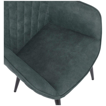ONEX RiVa Dining Chair Dark Green 2 Pack