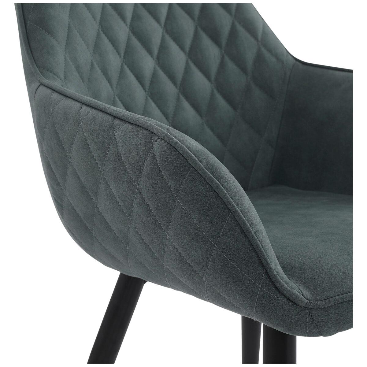 ONEX RiVa Dining Chair Dark Green 2 Pack