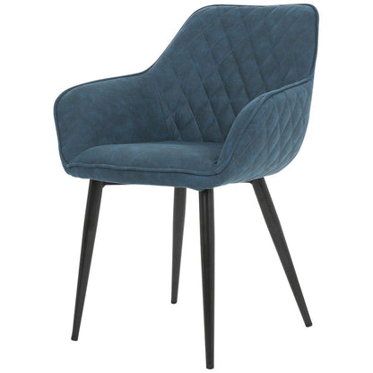 ONEX RiVa Dining Chair Dark Blue 2 Pack