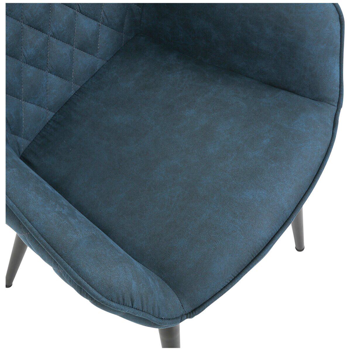ONEX RiVa Dining Chair Dark Blue 2 Pack
