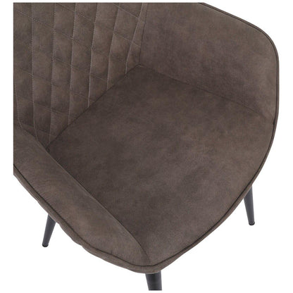 ONEX RiVa Dining Chair Brown 2 Pack