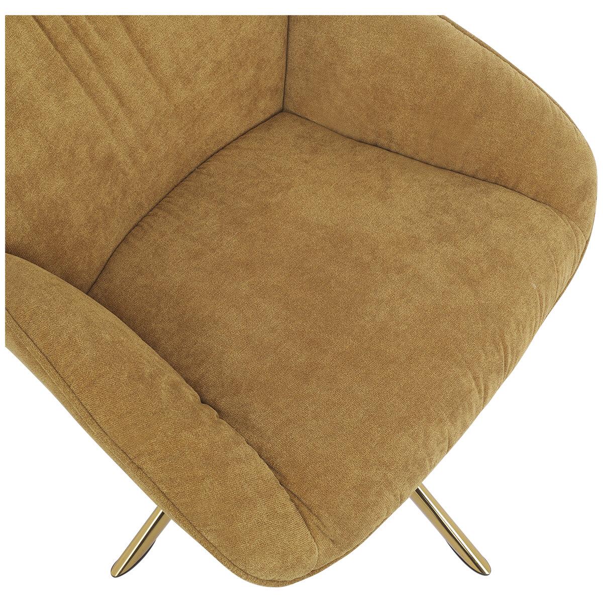 ONEX SaSa Swivel Armchair Mustard