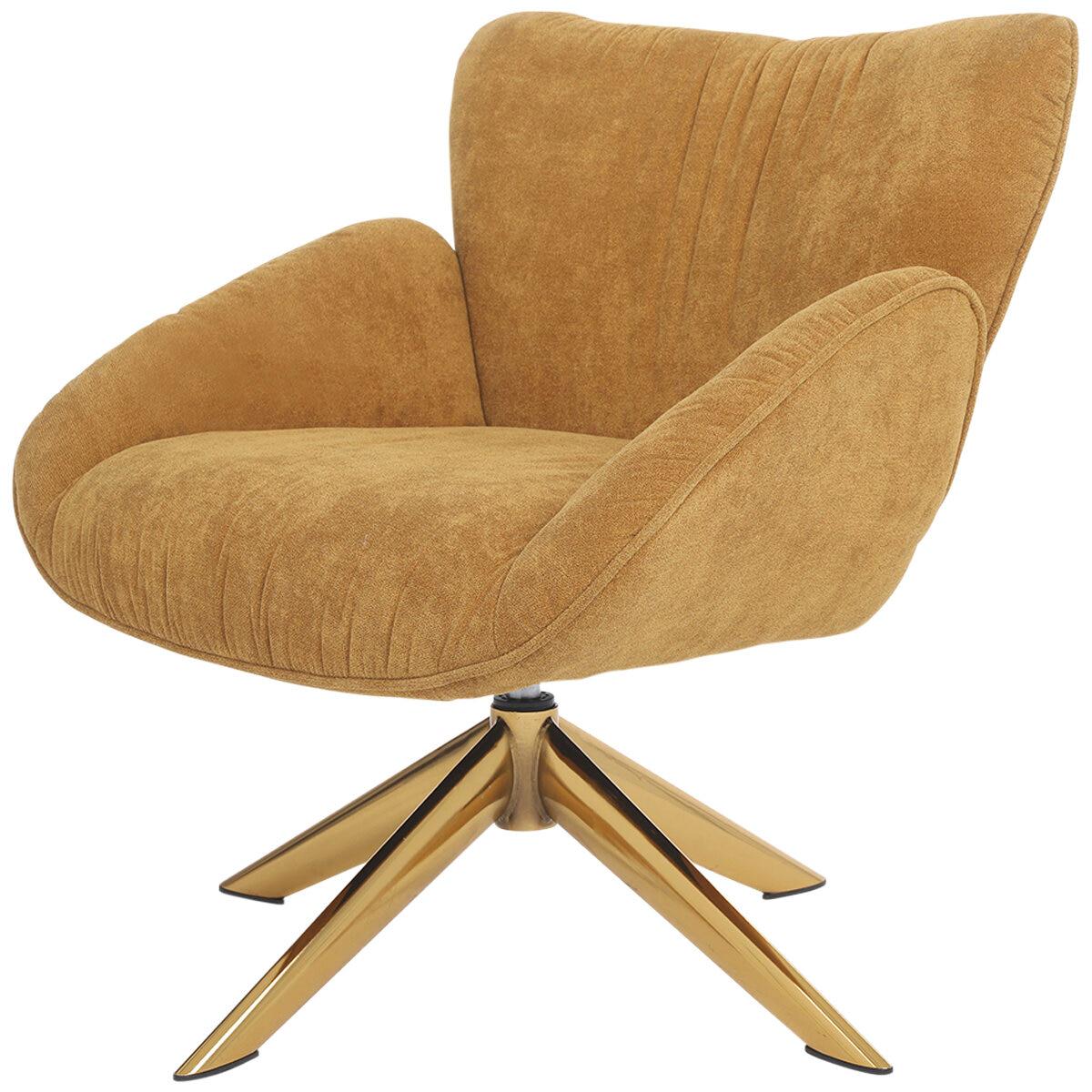 ONEX SaSa Swivel Armchair Mustard