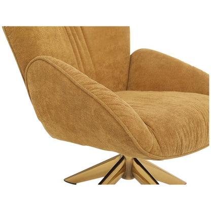 ONEX SaSa Swivel Armchair Mustard