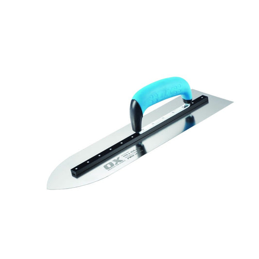 OX 115 x 450mm soft grip pointed trowel OX-P014692