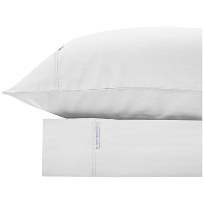Odyssey Living 400 Thread Count Bamboo 4 Piece Sheet Set Queen White