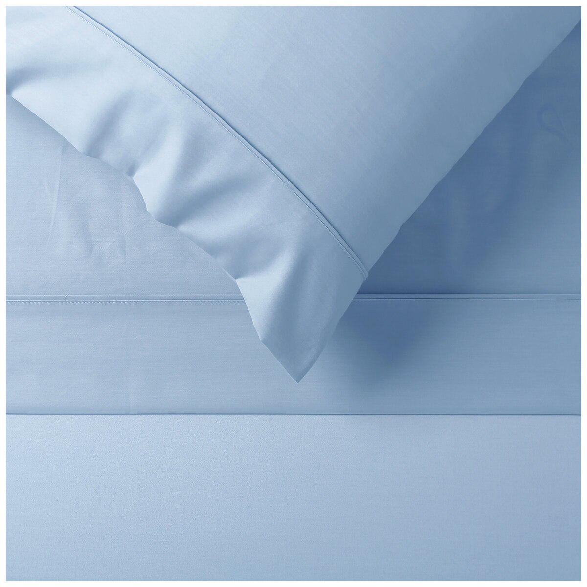 Onkaparinga Cotton Rich 1500TC Sheet Set 4 Piece King Blue