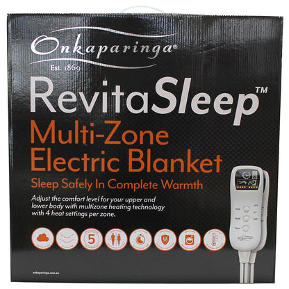 Onkaparinga RevitaSleep Multi-zone Fitted Electric Blanket King