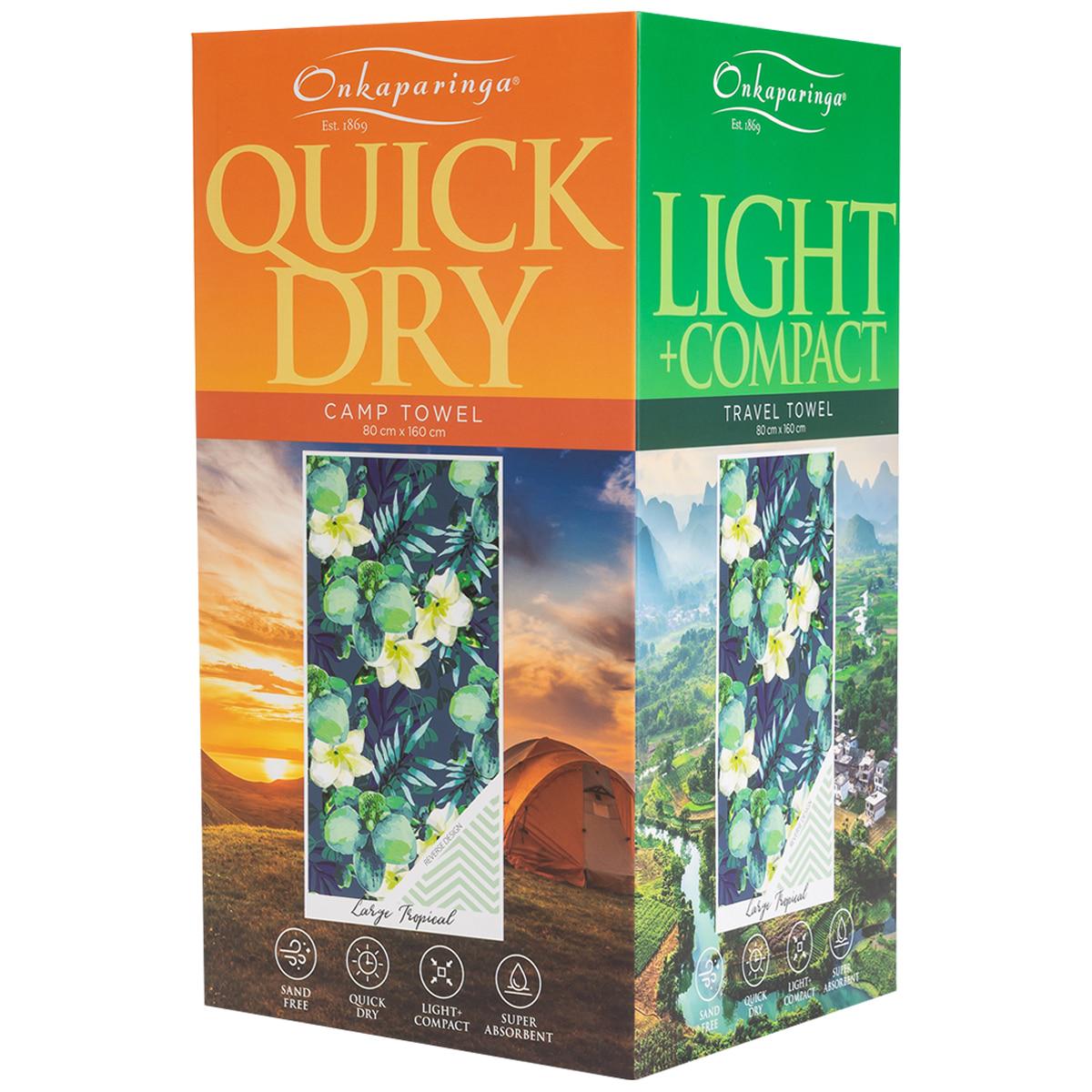 Onkaparinga Sand Free Towel Tropical