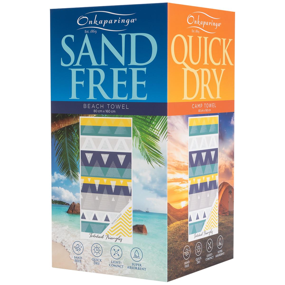 Onkaparinga Sand Free Towel Triangles