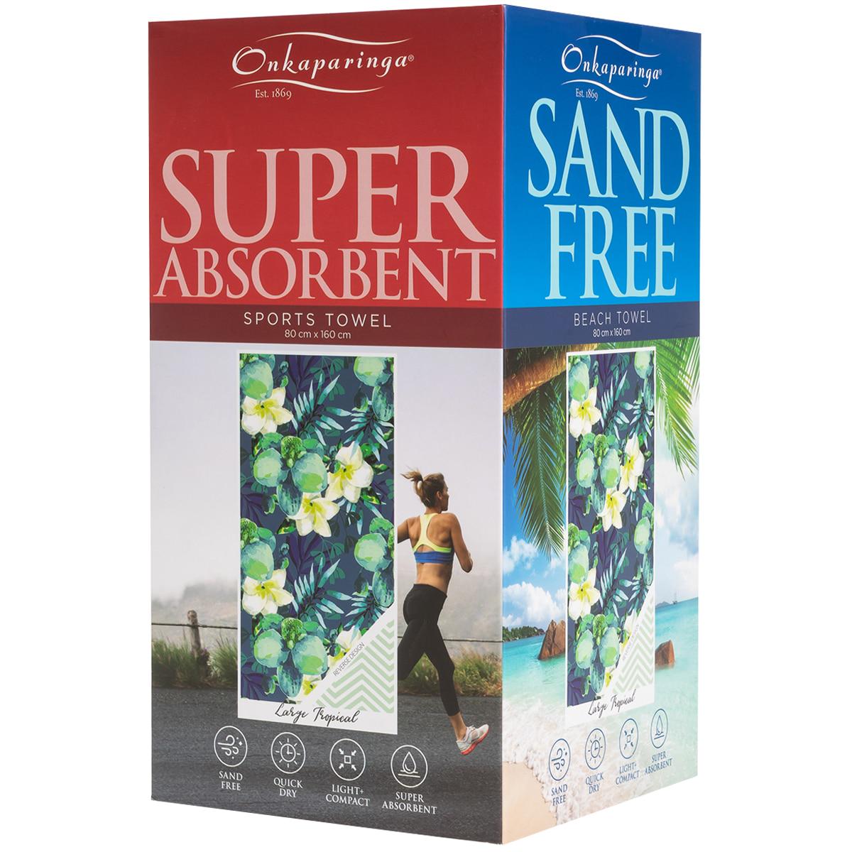 Onkaparinga Sand Free Towel Watery Lines
