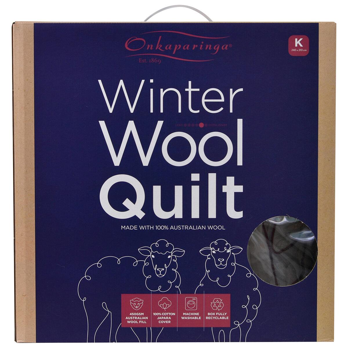 Onkaparinga Wool Quilt King